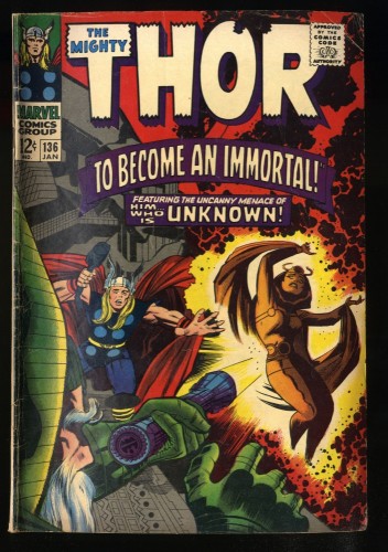 Thor #136 VG 4.0 1st Adult Lady Sif!