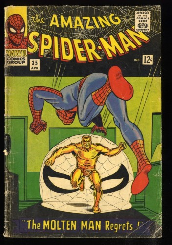 Amazing Spider-Man #35 GD/VG 3.0 Meteor Man!