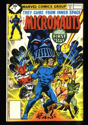 Micronauts #1 VF/NM 9.0 Whitman Variant 1st Baron Karza and Bug!