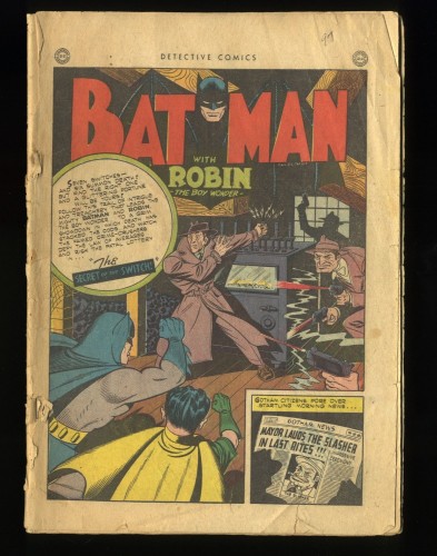 Detective Comics #97 Coverless Incomplete (Qualified) Golden Age Batman Robin!