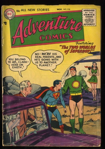 Adventure Comics #218 GD+ 2.5