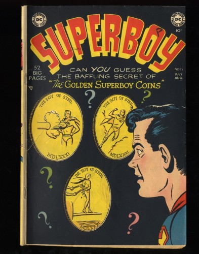 Cover Scan: Superboy #15 VG+ 4.5 - Item ID #138264