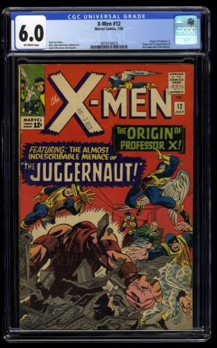X-Men #12 CGC FN 6.0 Off White 1st Juggernaut!