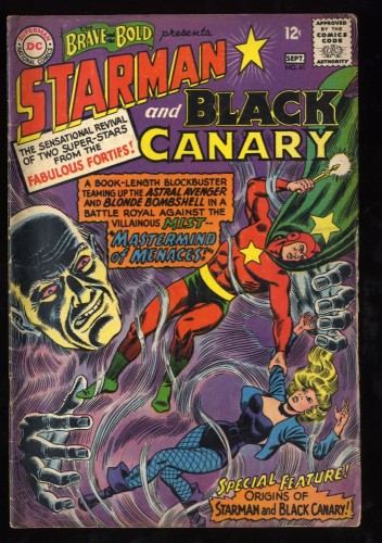 Brave And The Bold #61 VG 4.0 Starman Black Canary!