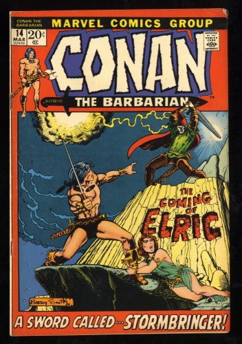 Conan The Barbarian #14 FN+ 6.5 1st Appearance Elric! 1st Cameo Kulan Goth!
