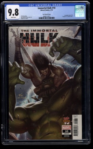 Immortal Hulk #10 CGC NM/M 9.8 White Pages In-Hyuk Lee Variant