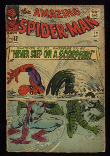 Amazing Spider-Man #29 GD 2.0 2nd Scorpion!
