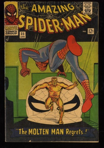 Amazing Spider-Man #35 GD/VG 3.0 Meteor Man!