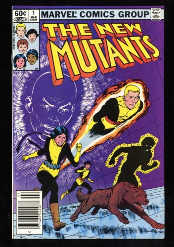 New Mutants #1 NM- 9.2 Newsstand Variant Origin of Karma! 2nd appearance!