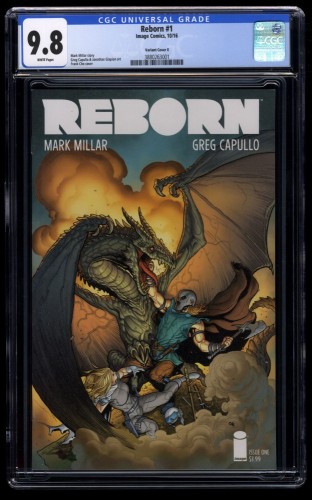 Reborn #1 CGC NM/M 9.8 White Pages Frank Cho Variant Greg Capullo Art!