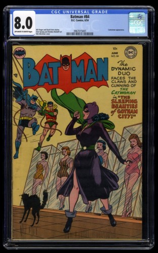Batman #84 CGC VF 8.0 Off White to White Catwoman Cover!