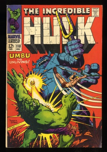 Incredible Hulk #110 FN+ 6.5