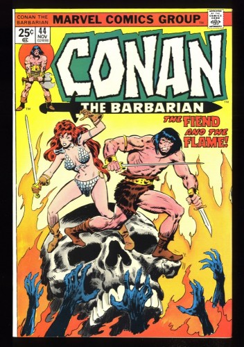 Conan The Barbarian #44 NM- 9.2 White Pages