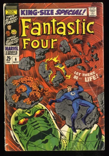 Fantastic Four Annual #6 GD+ 2.5 1st Annihilus!