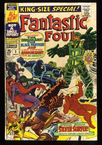 Fantastic Four Annual #5 VG 4.0