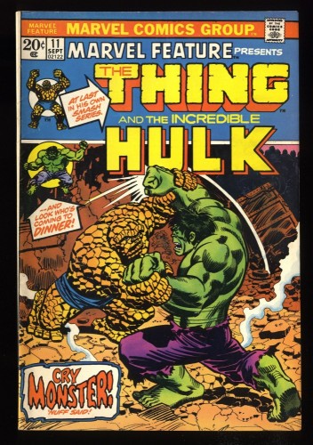 Marvel Feature #11 FN 6.0 Thing Vs Hulk!