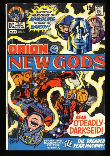 New Gods #2 VG+ 4.5 1st Darkseid Cover!