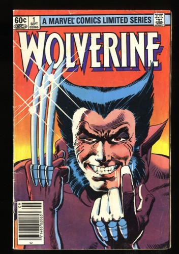 Wolverine (1982) #1 VG- 3.5 Newsstand Variant Limited Series Frank Miller!