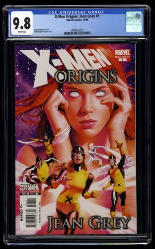 X-Men Origins: Jean Grey #1 CGC NM/M 9.8 White Pages