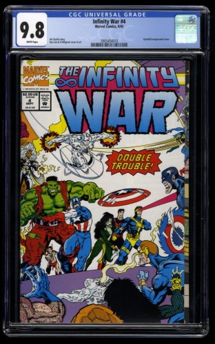 Infinity War #4 CGC NM/M 9.8 White Pages