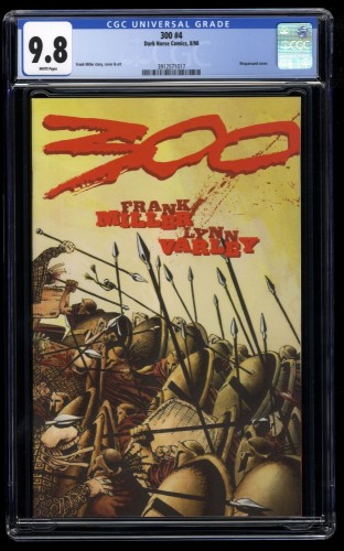 300 #4 CGC NM/M 9.8 White Pages