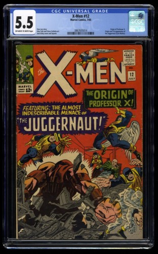 X-Men #12 CGC FN- 5.5 Off White to White 1st Juggernaut!