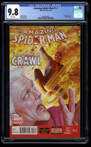 Amazing Spider-Man (2014) #1.3 CGC NM/M 9.8 White Pages Vulture Cameo!