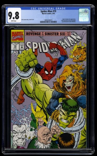 Spider-Man #19 CGC NM/M 9.8 White Pages Hobgoblin Hulk Vulture Electro!