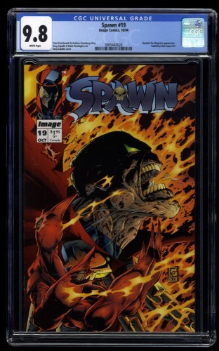 Spawn #19 CGC NM/M 9.8 White Pages