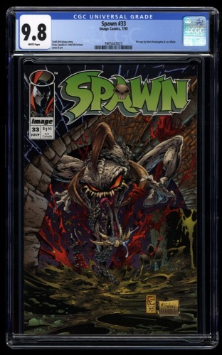 Spawn #33 CGC NM/M 9.8 White Pages