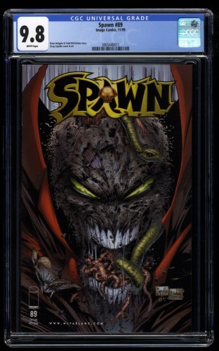 Spawn #89 CGC NM/M 9.8 White Pages Greg Capullo Cover and Art!