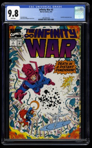 Infinity War #3 CGC NM/M 9.8 White Pages
