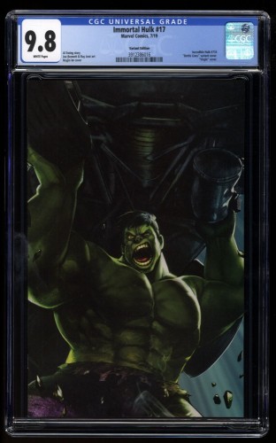 Immortal Hulk #17 CGC NM/M 9.8 White Pages Heyjin Im Variant
