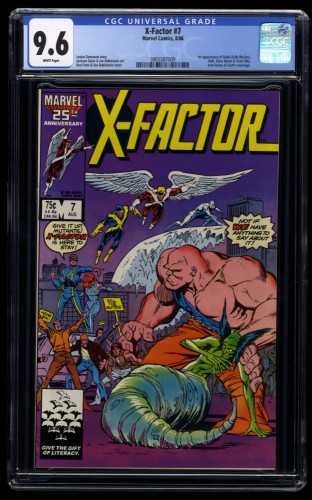 X-Factor #7 CGC NM+ 9.6 White Pages