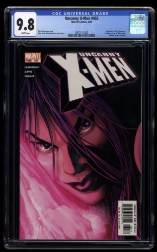 Uncanny X-Men #455 CGC NM/M 9.8 White Pages