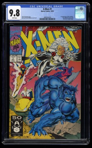 X-Men (1991) #1 CGC NM/M 9.8 White Pages Storm Beast Variant