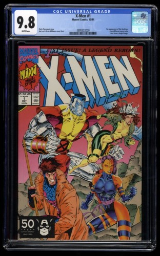 X-Men (1991) #1 CGC NM/M 9.8 White Pages Colossus Variant