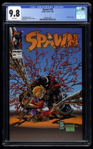 Spawn #29 CGC NM/M 9.8 White Pages