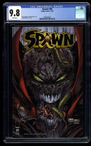 Cover Scan: Spawn #89 CGC NM/M 9.8 White Pages Greg Capullo Cover and Art! - Item ID #162682