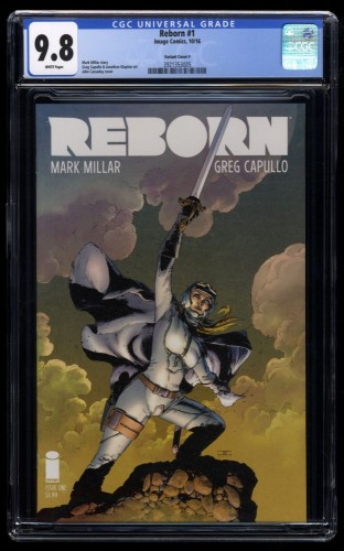 Reborn #1 CGC NM/M 9.8 White Pages Cassady Variant Greg Capullo Art!