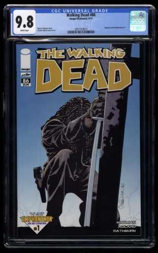 Walking Dead #86 CGC NM/M 9.8 White Pages Kirkman Adlard!
