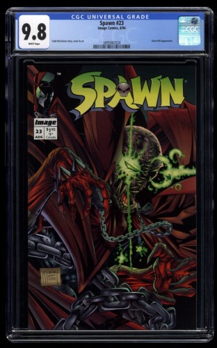 Spawn #23 CGC NM/M 9.8 White Pages