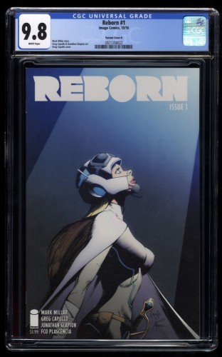 Reborn #1 CGC NM/M 9.8 White Pages Capullo Cover B Variant Greg Capullo Art!