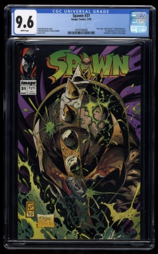 Spawn #31 CGC NM+ 9.6 White Pages
