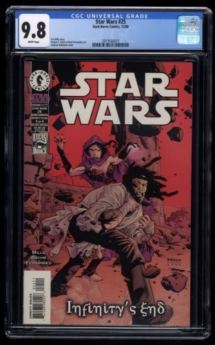 Cover Scan: Star Wars #25 CGC NM/M 9.8 White Pages 2000 - Item ID #163136