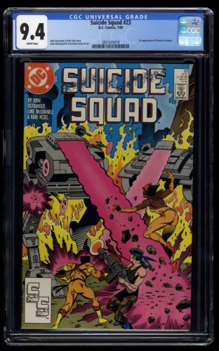 Suicide Squad #23 CGC NM 9.4 White Pages 1st Cameo Oracle!