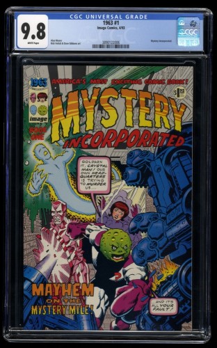 Cover Scan: 1963 #1 CGC NM/M 9.8 White Pages Alan Moore! - Item ID #164339