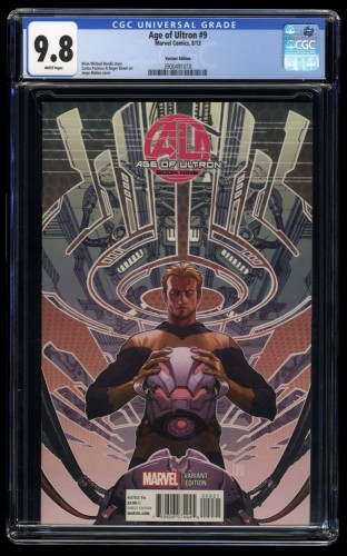 Age of Ultron #9 CGC NM/M 9.8 White Pages 1:50 Molina Variant