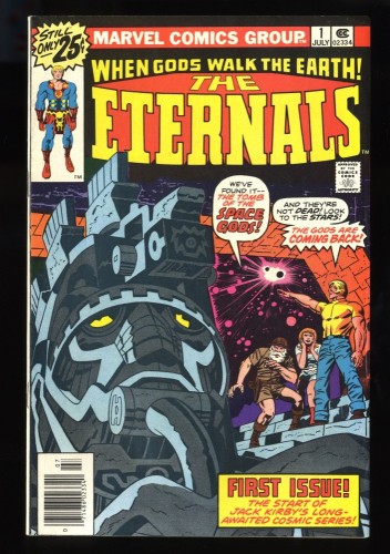 Eternals (1976) #1 VF- 7.5 Origin and 1st Appearance ! Jack Kirby Art!
