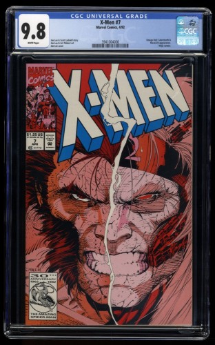 X-Men (1991) #7 CGC NM/M 9.8 White Pages